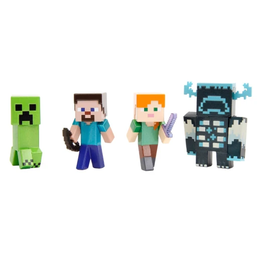 JADA | Minecraft 4 Pack 2.5 Inch Figures - JADA - Image 2