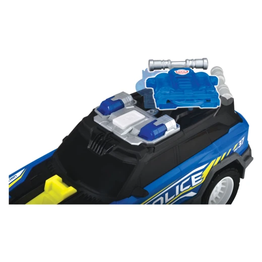 Dickie, Police SUV Toy with Light and Sound 30 cm Paramedic Rescue Vehicle with Stretcher for Kids Age 3+ - Dickie - Image 6
