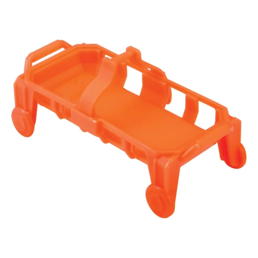 Dickie, Toy Ambulance with Light and Sound 30 cm Emergency Vehicle with Disc Shooter Roof Opening Rear Door Stretcher Ramp Kids Rescue Toy Age 3+ - Dickie - Image 9