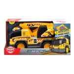 Dickie, Excavator Construction Toy 30 cm with Light and Sound Manually Movable Arm 360° Rotation Free Play Batteries Included for Kids Age 3+ - Dickie