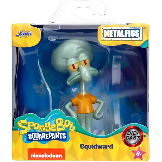 JADA, SpongeBob Metal Figs 6.5cm Collectible Figure Bikini Bottom Characters SpongeBob Patrick Star Thaddeus Mr. Krabs Durable Metal Toy Official Nickelodeon Random Figure - JADA - Image 3