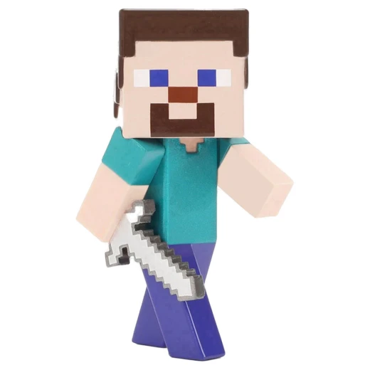 JADA, Minecraft Metalfigs Die Cast Collectible Figure 7cm Movie Game Characters Steve Alex Villager Skeleton Ages 6+ Kids Play Display Shelf Collectors Gift Authentic Durable 4 Types Metal Toy Minecraft Adventure Figures - JADA - Image 3