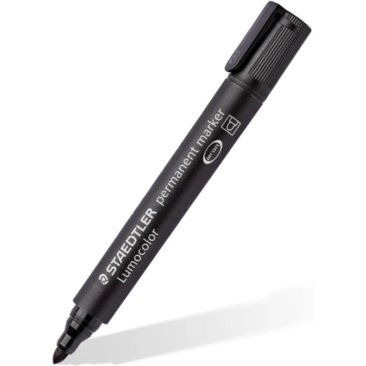 Staedtler - Lumocolor Permanent Marker - Black Staedtler - Lumocolor Permanent Marker - Black