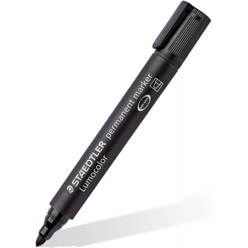 Staedtler - Lumocolor Permanent Marker - Black - Staedtler