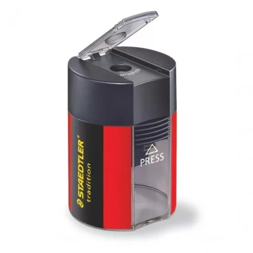 Staedtler - Tradition Pencil Sharpener Tub Single Hole Staedtler - Tradition Pencil Sharpener Tub Single Hole