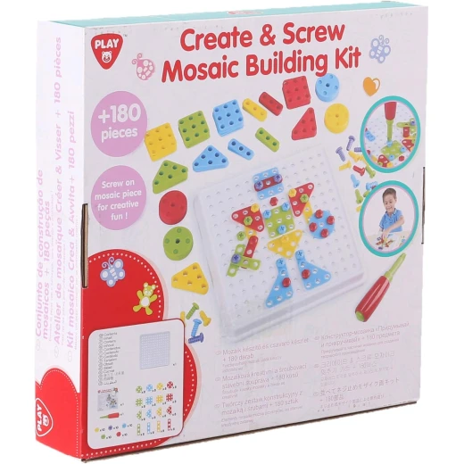 Play Go | Mosaic Create and Screw | 180 pcs - PlayGo - Image 2