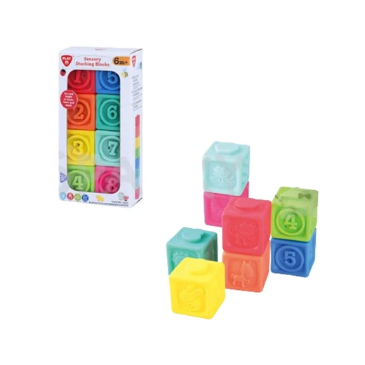 Play Go | Sensory Stacking Blocks | 8 pcs - PlayGo - Image 2