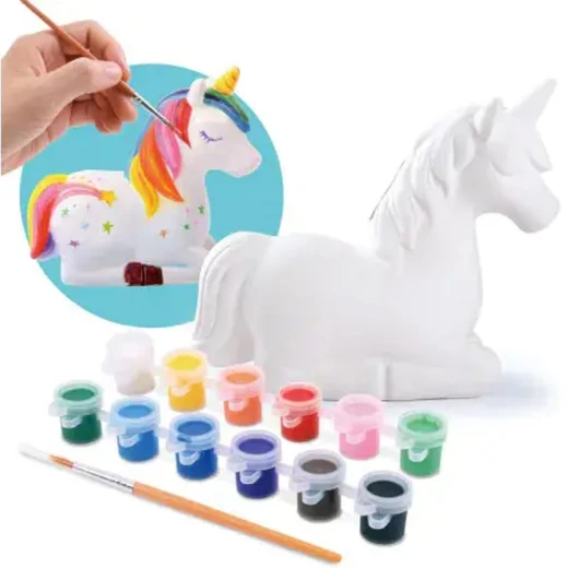 Play Go | Paint Your Own Unicorn | Money Box | Ceramic | 14 pcs - PlayGo - Image 2