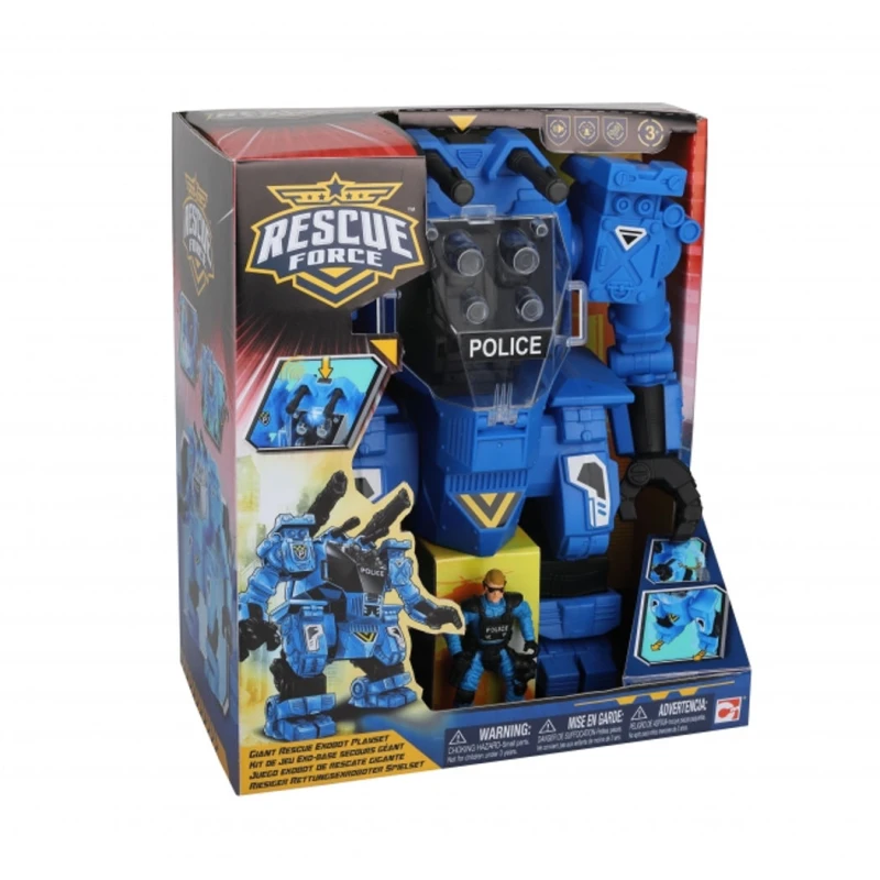 CM | Rescue Force Giant Rescue Exobot Playset - Chap Mei