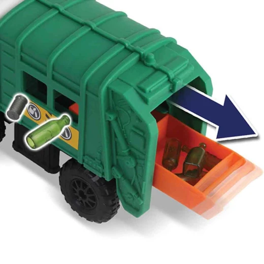 Chap Mei, Sound and Light City Vehicles Playset Random Shape Ambulance or Recycling Vehicle Set with Figures Emergency Rescue Role Play Toy for Kids 3+ with Lights and Siren Effects - Chap Mei - Image 11