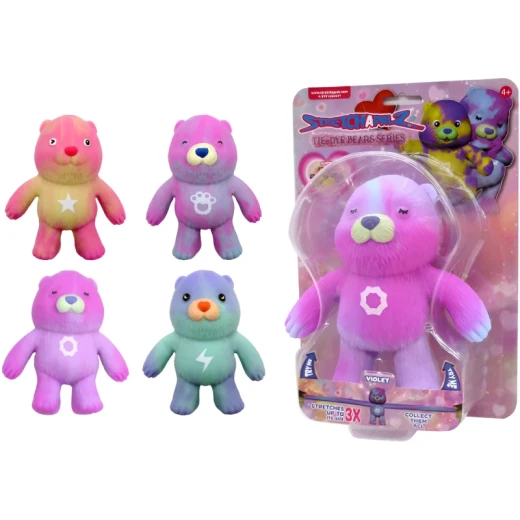 BTF, Stretchapalz Tie Dye Bear, 14 cm, Random Color BTF, Stretchapalz Tie Dye Bear, 14 cm, Random Color