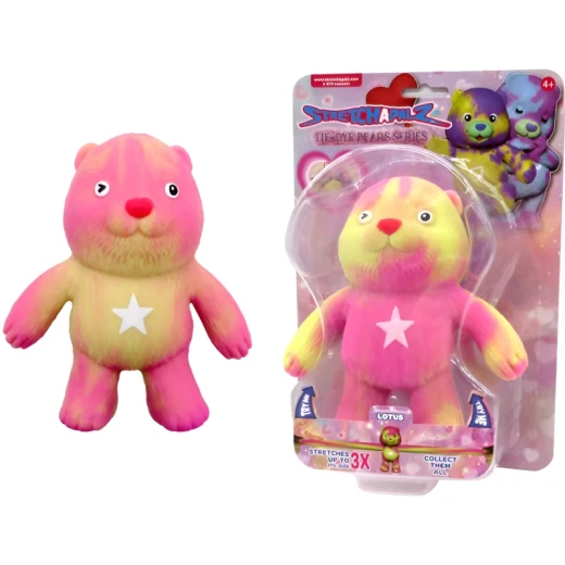 BTF, Stretchapalz Tie Dye Bear, 14 cm, Random Color - Btf - Image 4