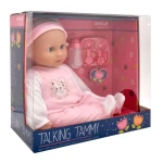 Dolls World | Baby Doll Tammy With Real Baby Sounds & Accessories | 46 cm - Dolls WorldMagic