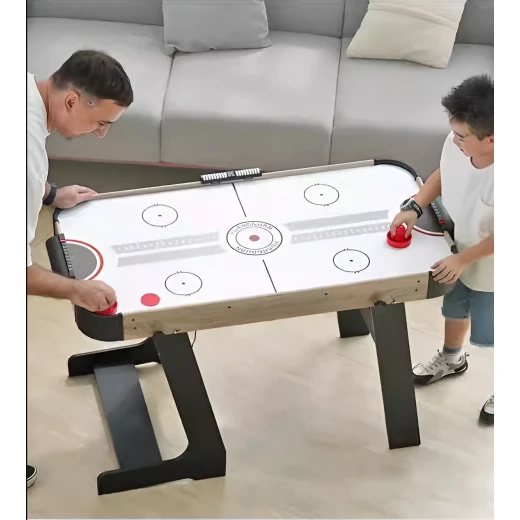 K Toys, Electric Foldable Air Hockey Game Table for Kids and Adults with Electronic Motor Smooth Floating Pucks and Built-in Score Keeper Fun Play - K Toys - Image 6