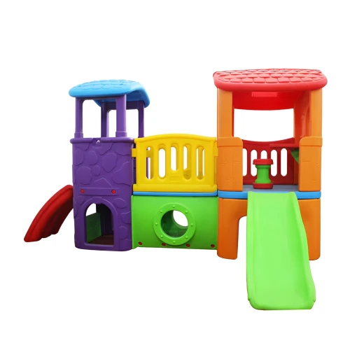 Eduplay, Bridge Playing Center, Multi-functional playhouse with slide, bridge, lookout tower, hide-and-seek tunnel, endless fun for children - EduPlay - Image 7