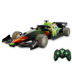 K Toys 1:14 RC Racing Car with LED Lights and Smoke Effect