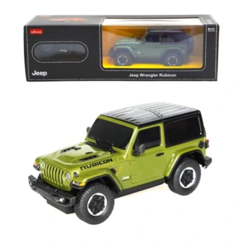 Rastar Jeep Wrangler JL 1:24 Scale Radio Controlled Model Car, Assorted - Rastar