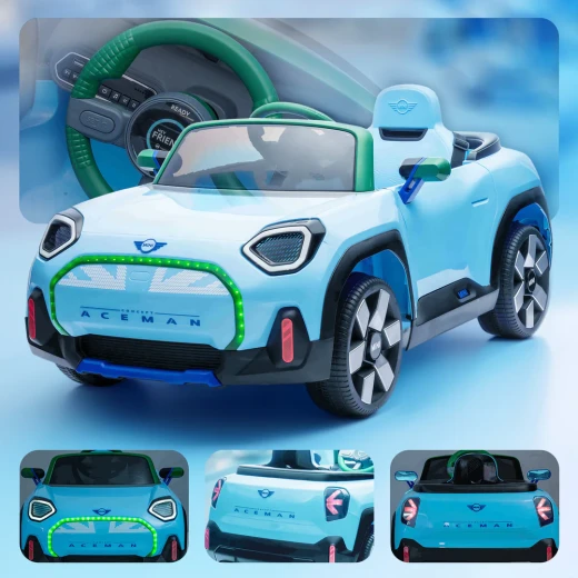 RoyalBaby , Mini Aceman Kids Ride-On Car , Blue - RoyalBaby - Image 14
