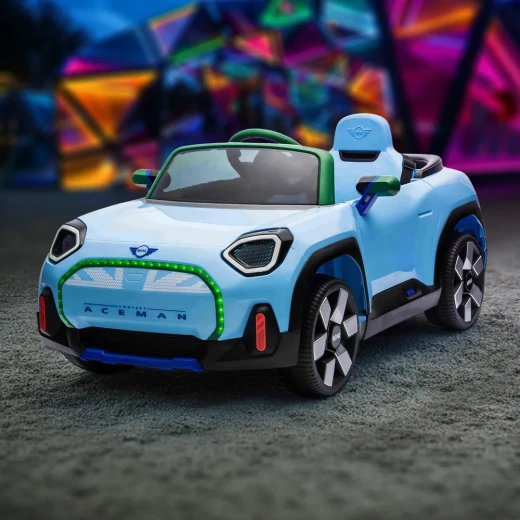 RoyalBaby , Mini Aceman Kids Ride-On Car , Blue - RoyalBaby - Image 7