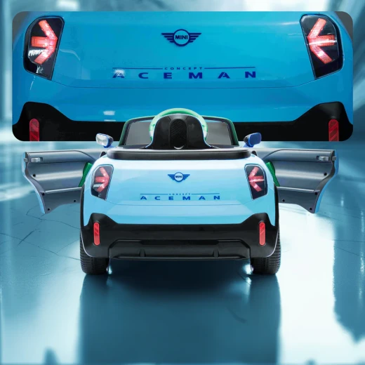 RoyalBaby , Mini Aceman Kids Ride-On Car , Blue - RoyalBaby - Image 9