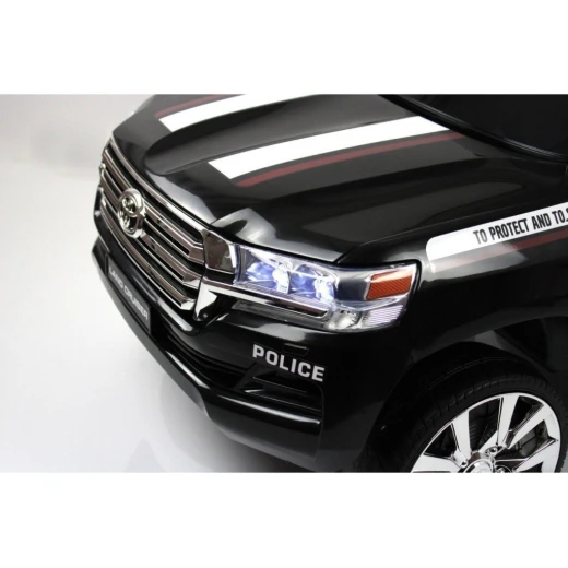 RoyalBaby , Toyota Land Cruiser Kids Ride-On Car , Police black - RoyalBaby - Image 5