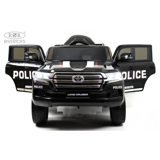 RoyalBaby , Toyota Land Cruiser Kids Ride-On Car , Police black - RoyalBaby - Image 10