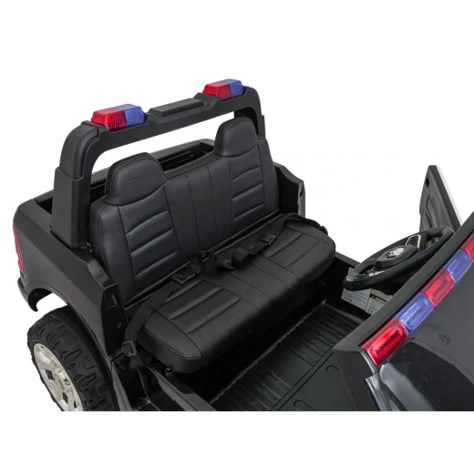 RoyalBaby , Dodge RAM 3500 Kids Ride-On Car , Police Black - RoyalBaby - Image 7