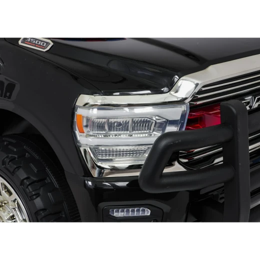 RoyalBaby , Dodge RAM 3500 Kids Ride-On Car , Police Black - RoyalBaby - Image 5