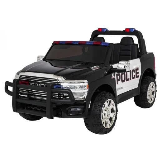 RoyalBaby , Dodge RAM 3500 Kids Ride-On Car , Police Black RoyalBaby , Dodge RAM 3500 Kids Ride-On Car , Police Black
