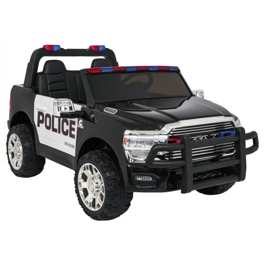 RoyalBaby , Dodge RAM 3500 Kids Ride-On Car , Police Black - RoyalBaby - Image 20
