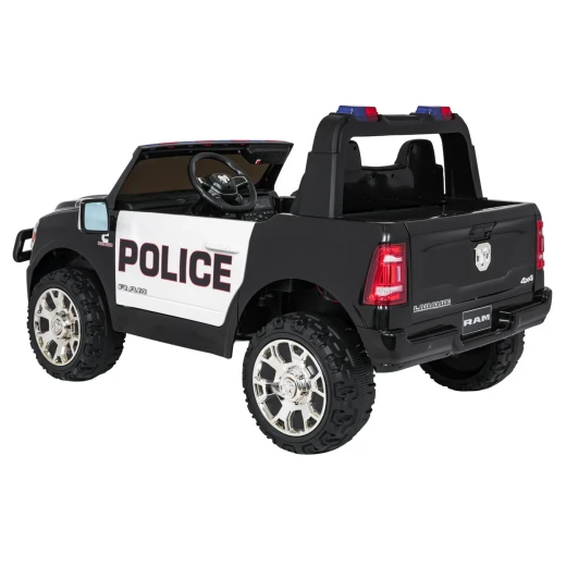 RoyalBaby , Dodge RAM 3500 Kids Ride-On Car , Police Black - RoyalBaby - Image 17