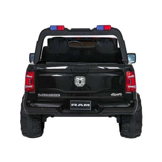 RoyalBaby , Dodge RAM 3500 Kids Ride-On Car , Police Black - RoyalBaby - Image 16