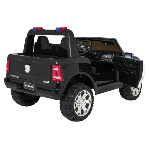 RoyalBaby , Dodge RAM 3500 Kids Ride-On Car , Police Black - RoyalBaby - Image 15