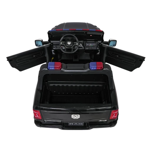 RoyalBaby , Dodge RAM 3500 Kids Ride-On Car , Police Black - RoyalBaby - Image 14