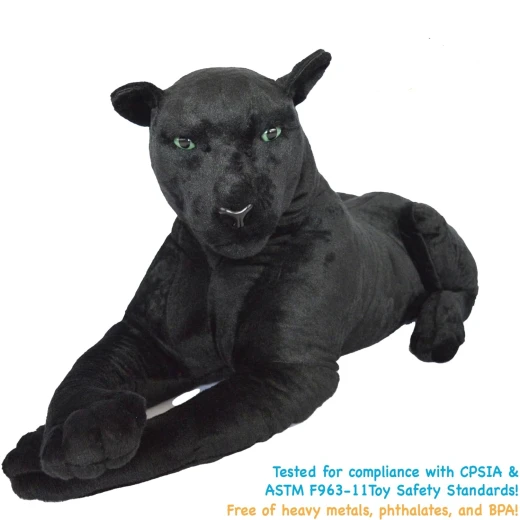 K Toys, Cool Giant Lying TigerHart Pana The Black Panther, 96-105 cm - K Toys - Image 2