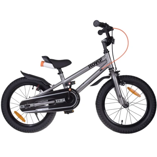 RoyalBaby , BMX Freestyle 7 Sport Kids Bike 12 Inch , Grey - RoyalBaby - Image 2