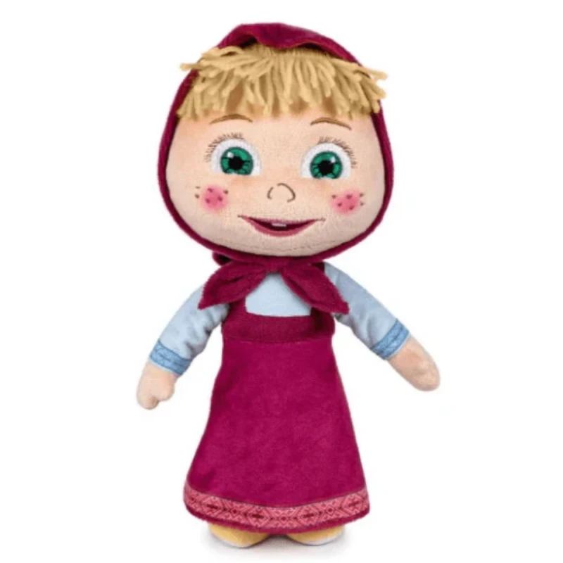 Giochi Preziosi, Masha and the Bear Soft Plush, Masha, 40 cm - Giochi Preziosi
