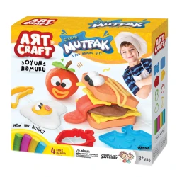 Art Craft , 3D Kitchen Play Dough Set , 4 pcs , 200 gm