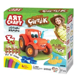 Art Craft , 3D Farm Play Dough Set , 4 pcs , 200 gm