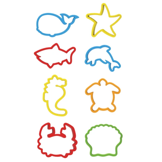 Art Craft , Ocean Animals Play Dough Set , 3 Colors , 150 gr , 8 pcs - Art Craft - Image 3