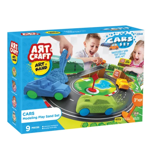 Art Craft, Art Sand Play Sand Set 300g Blue and Green for Creative Car Making, Molding Fun, Hand Skill Development and Imaginative Play for Kids Art Craft, Art Sand Play Sand Set 300g Blue and Green for Creative Car Making, Molding Fun, Hand Skill Development and Imaginative Play for Kids