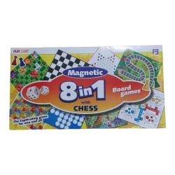 Play Craft | 8 in 1 Magnetic Board Game Party