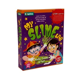 Play Craft, My Slime Lab DIY Science Kit for Kids to Make Flowing Slime, Bouncy Guar Gum Balls and Edible Slime with Fun STEM Learning and Experiments