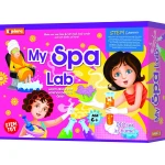 Play Craft, My Spa Lab DIY Science Kit for Kids to Make Bath Bombs, Scented Bath Salts, Face Masks, Body Scrubs and Massage Oils with STEM Learning - Play Craft