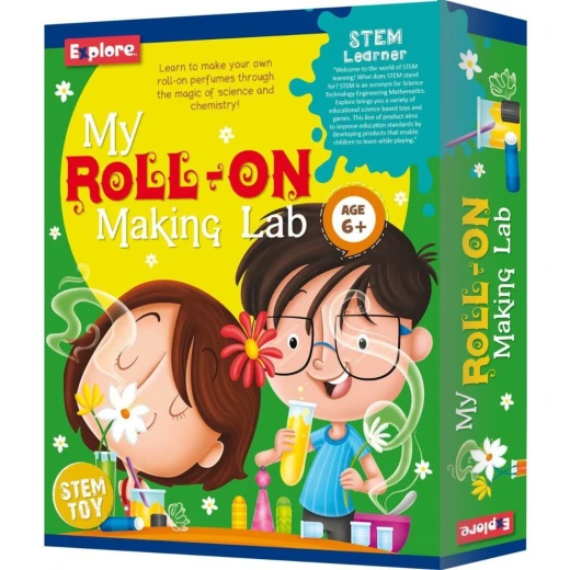 Play Craft, My Roll-On Making Lab DIY Science Kit for Kids to Make 5 Roll-On Perfumes Using Various Fragrances with Fun STEM Learning Play Craft, My Roll-On Making Lab DIY Science Kit for Kids to Make 5 Roll-On Perfumes Using Various Fragrances with Fun STEM Learning