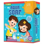 Play Craft, My Aqua Soap Making Lab for kids to create colorful aquatic scented soaps, enjoy fun educational experiments and learn simple chemistry with all included tools - Play Craft