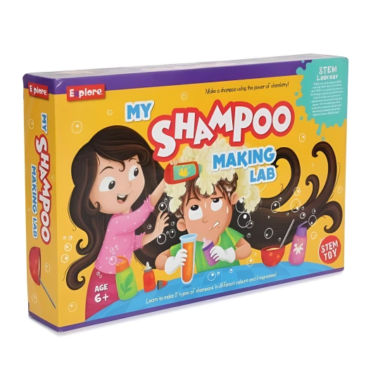 Play Craft, My Shampoo Making Lab for kids to create scented and colored shampoos with clear and pearl finishes, learn simple chemistry and enjoy fun educational experiments Play Craft, My Shampoo Making Lab for kids to create scented and colored shampoos with clear and pearl finishes, learn simple chemistry and enjoy fun educational experiments