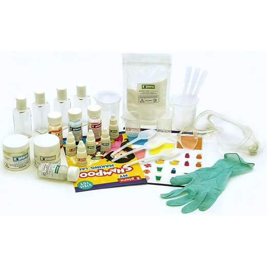 Play Craft, My Shampoo Making Lab for kids to create scented and colored shampoos with clear and pearl finishes, learn simple chemistry and enjoy fun educational experiments - Play Craft - Image 3
