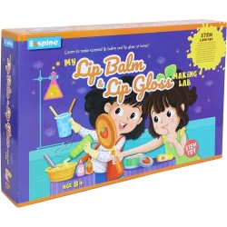 Play Craft, My Lip Balm and Lip Gloss Making Lab DIY Science Kit for Kids to Create Scented and Colorful Lip Care Products Using Fun Chemistry Experiments