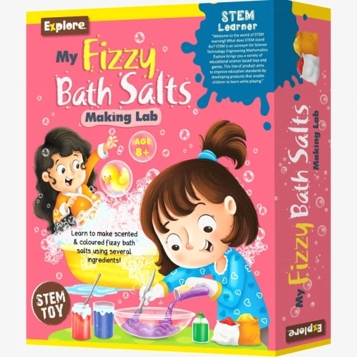 Play Craft, My Fizzy Bath Bomb Making Lab DIY STEAM Science Kit for Kids to Create Coloured and Scented Fizzy Bath Bombs with Fun Chemistry Learning Play Craft, My Fizzy Bath Bomb Making Lab DIY STEAM Science Kit for Kids to Create Coloured and Scented Fizzy Bath Bombs with Fun Chemistry Learning